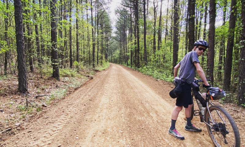 Bikepacking through the Ouachita Mountains