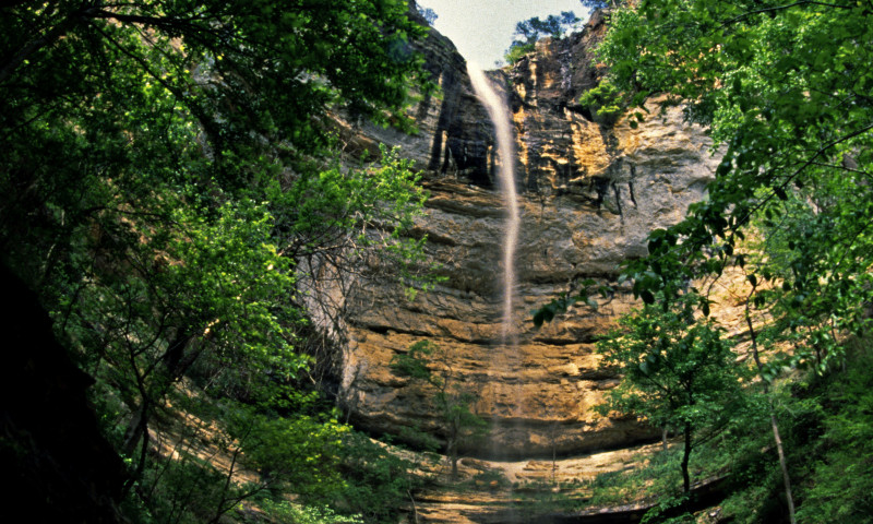Hemmed-In Hollow Falls