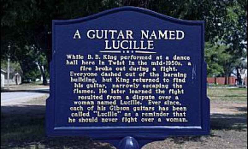 B.B. King’s "Lucille" Marker
