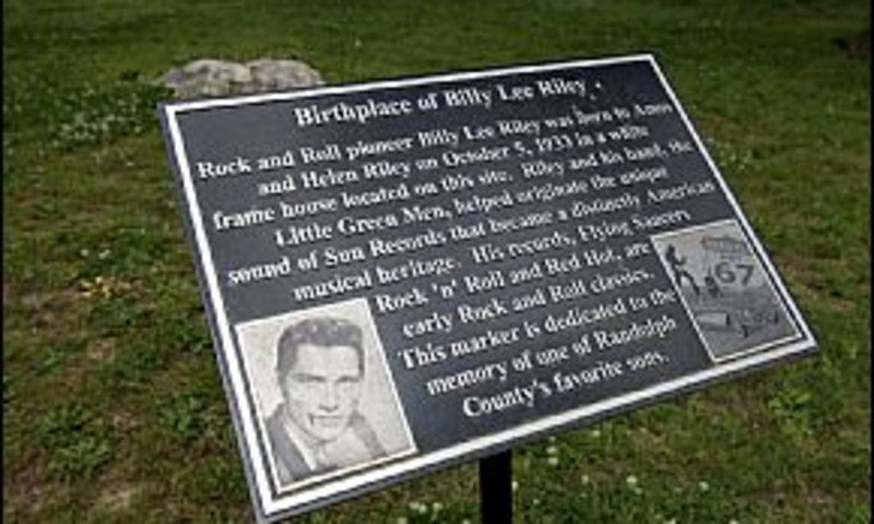 Arkansas Rock 'N' Roll Highway 67 Marker – Billy Lee Riley
