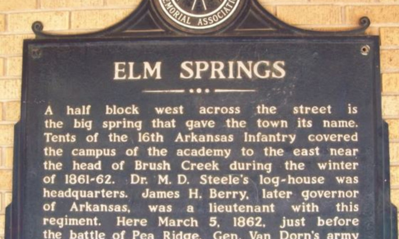 Historical Markers at Elm Springs
