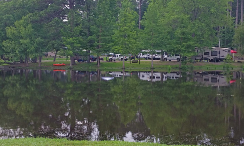 Camping at White Oak Lake State Park
