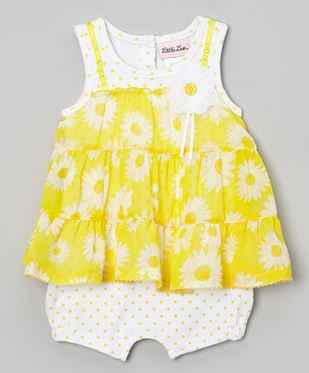 Yellow Flower Romper | Darling Spring and Easter Dresses | The Mindful Shopper