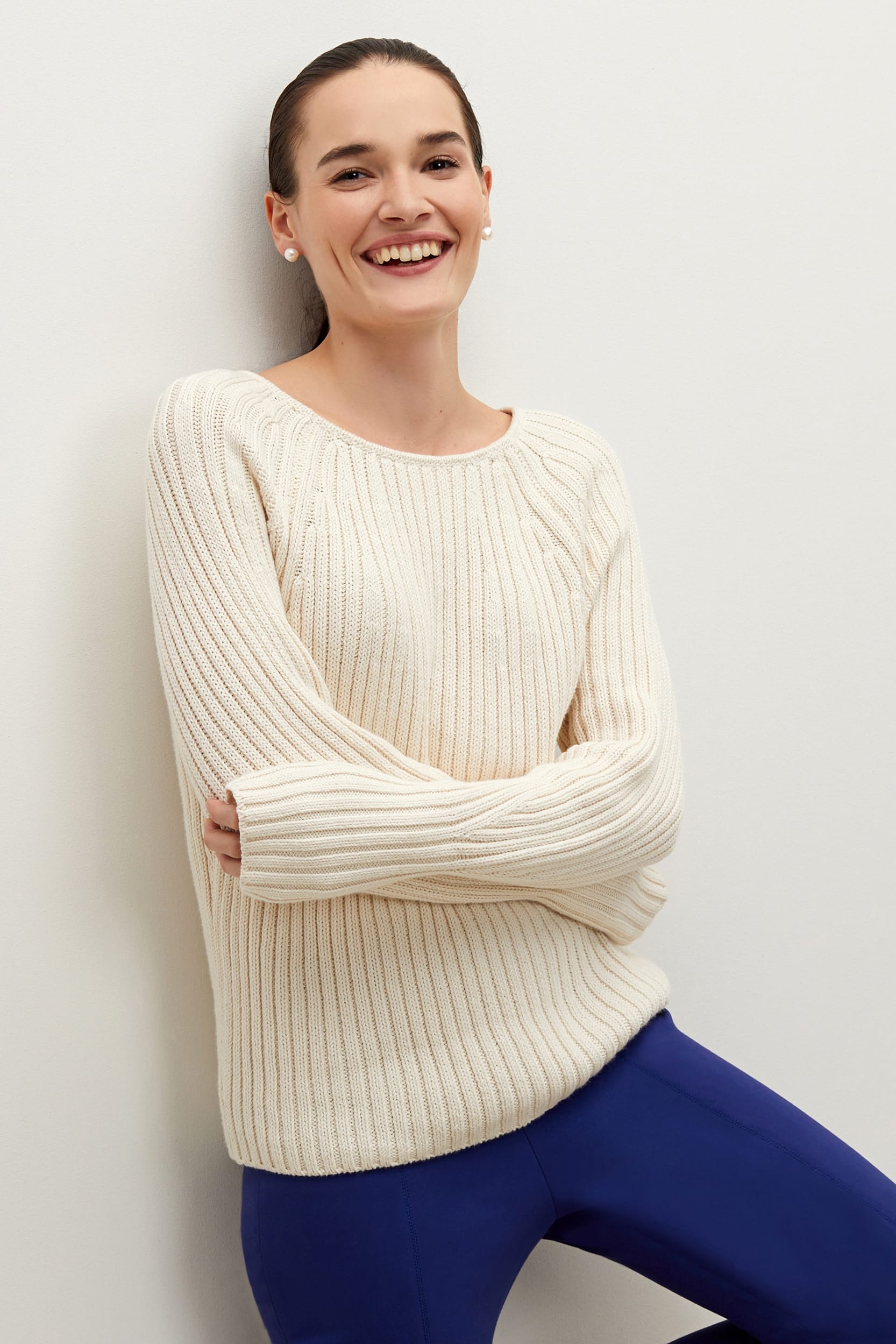 The Nancy Sweater—Cotton Knit