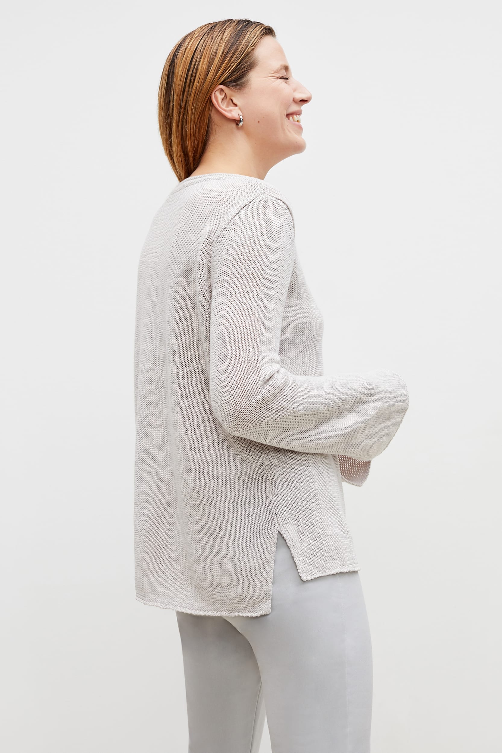 The Samara Sweater—Knit Linen