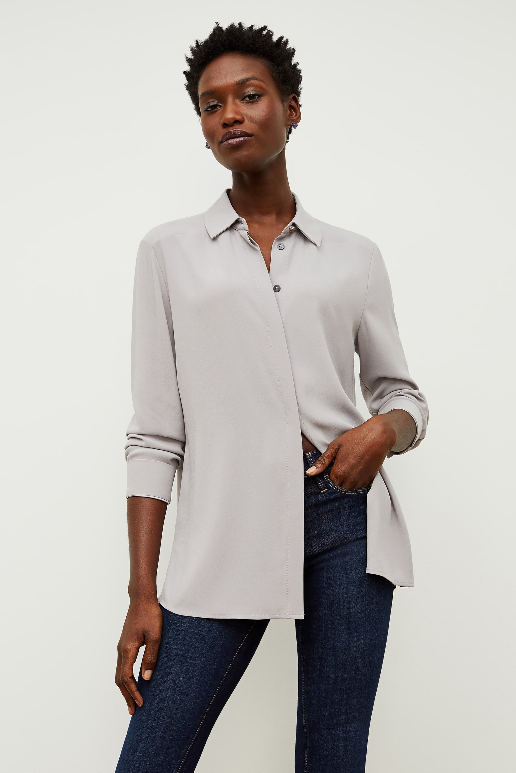 The Lagarde Shirt—Crepe
