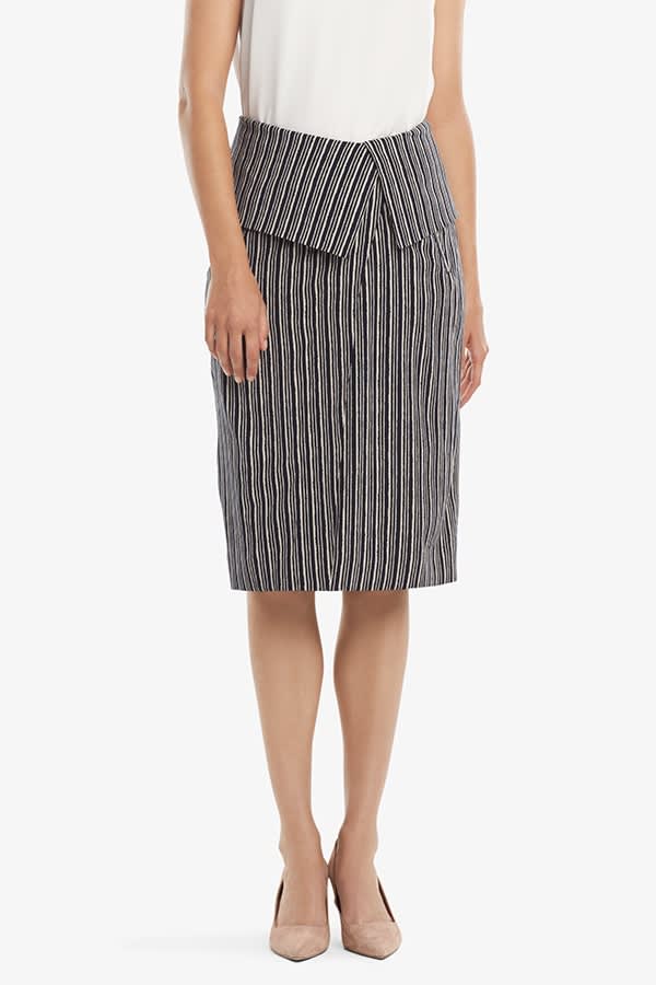 The Montgomery Skirt—Thick Stripe