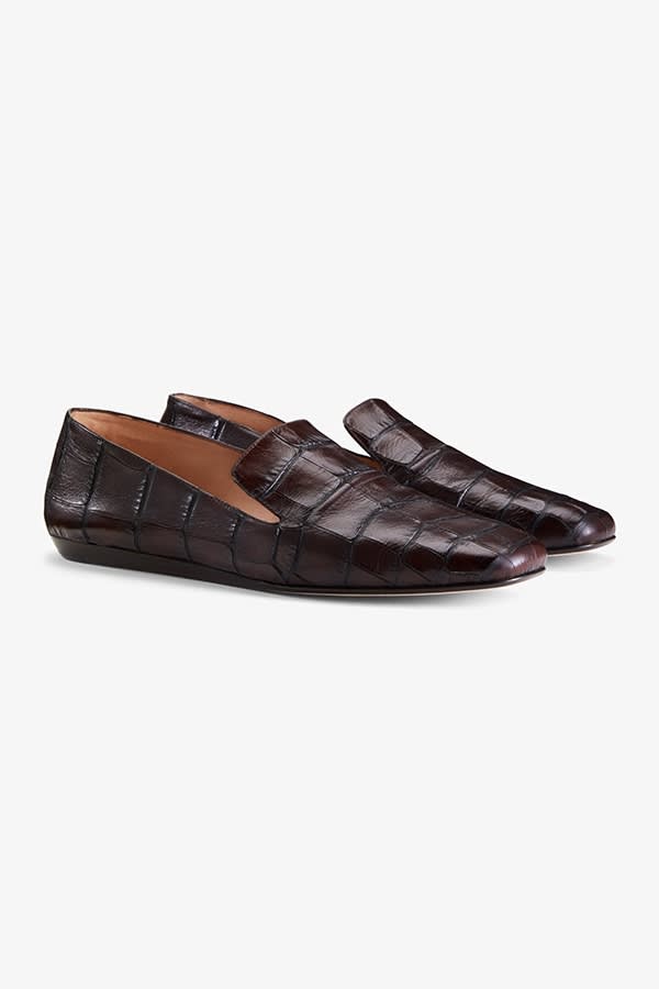 The Grace Loafer—Embossed Croc