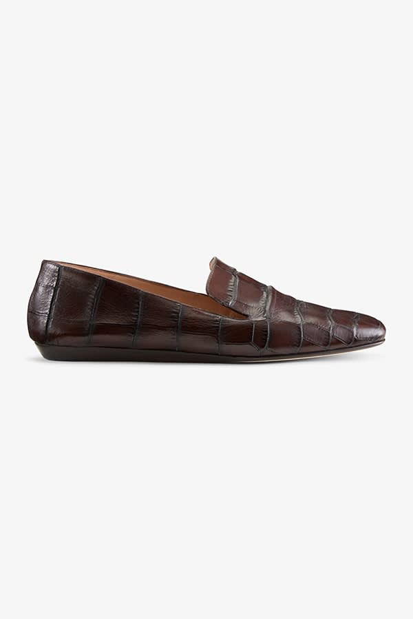 The Grace Loafer—Embossed Croc