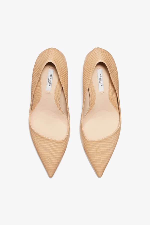 The Ginger Pump—Embossed Lizard