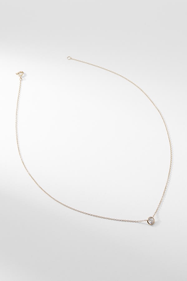 The Single Bezel Necklace