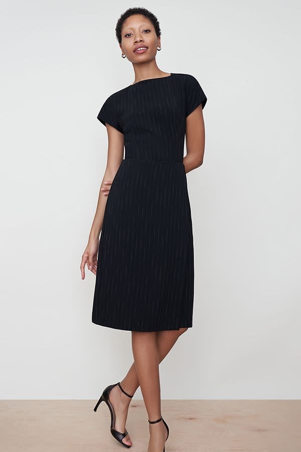 The Logan Skirt—Faded Stripe