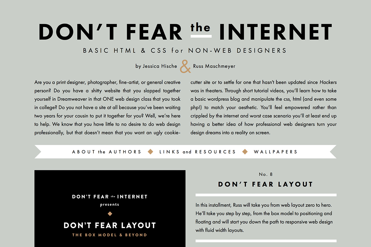 Don’t Fear the Internet