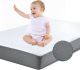 BABELIO Memory Foam Crib Mattress for Baby & Toddler