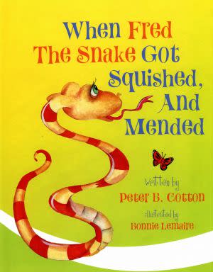 Award-Winning Children's book — When Fred the Snake got Squished and Mended