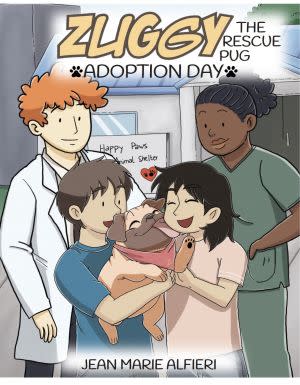 Award-Winning Children's book — Zuggy the Rescue Pug - Adoption Day