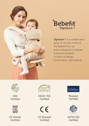 Award-Winning Children's book — Bebefit Signature 7 smart carrier