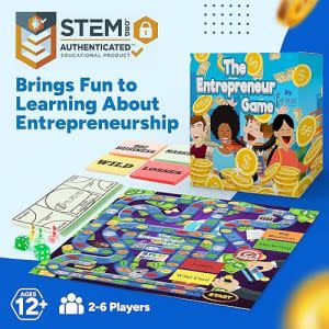 Award-Winning Children's book — The Entrepreneur Game (Board Game)