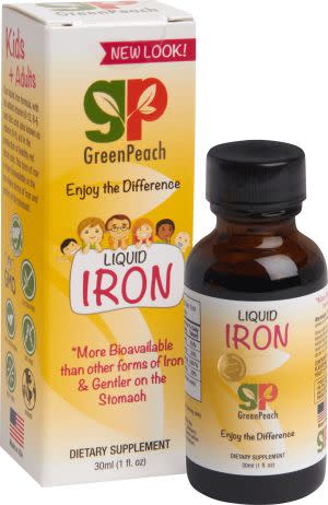 Award-Winning Children's book — GreenPeach Liquid Iron Supplement