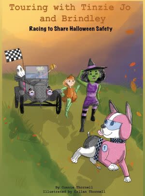 Award-Winning Children's book — Touring with Tinzie Jo and Brindley: Racing to Share Halloween Safety