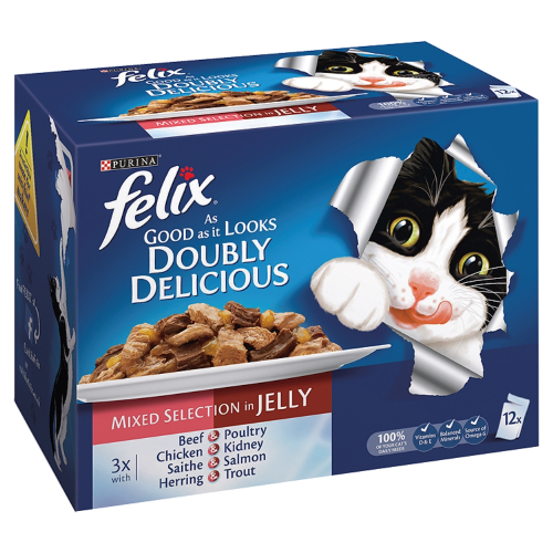 Felix As Good As It Looks Doubly Delicious Mixed Variety Cat Food