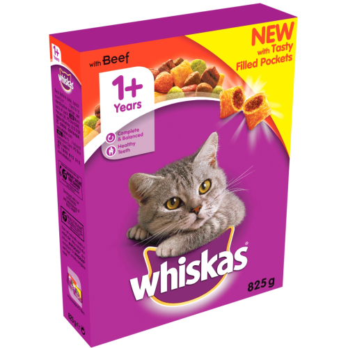Whiskas Dry 1+ Beef Adult Cat Food