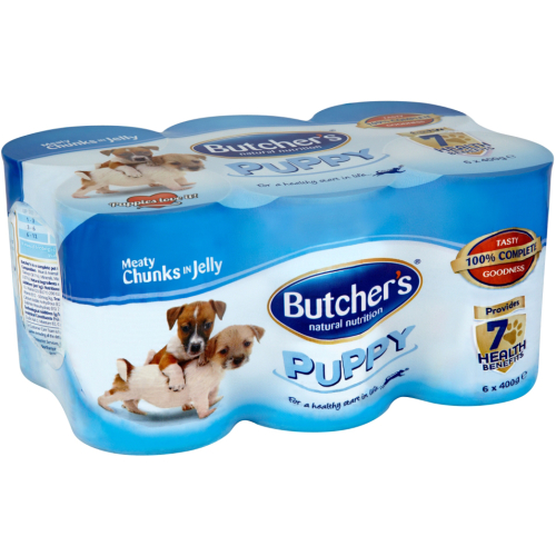 Butchers Puppy Variety Chunks in Jelly Puppy Food