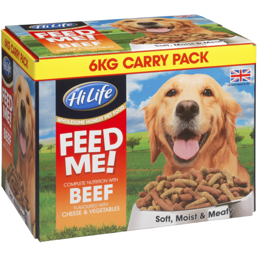 HiLife FEED ME! Complete Nutrition with Beef flavoured with Cheese & Veg