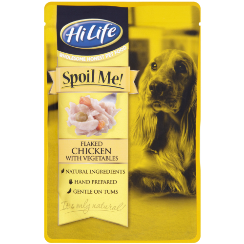 HiLife Spoil Me! Flaked Chicken with Vegetables Adult Dog Food