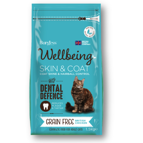 Burgess Wellbeing Skin and Coat Cat Food