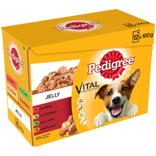Pedigree Pouch Favourites Jelly Adult Dog Food