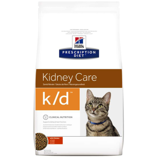 Hills Prescription Diet KD Kidney Care Chicken Dry Cat Food