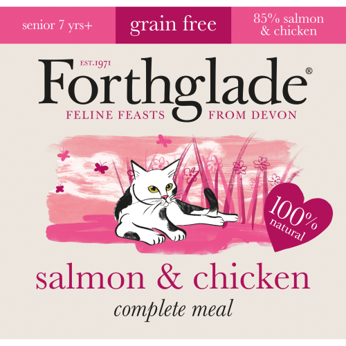 Forthglade Complete Salmon & Chicken for Senior Cats