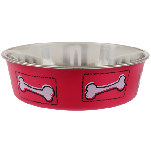 Loving Pets Bella Dog Bowl Red