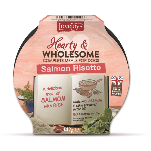 Lovejoys Hearty & Wholesome Salmon Risotto Dog Food