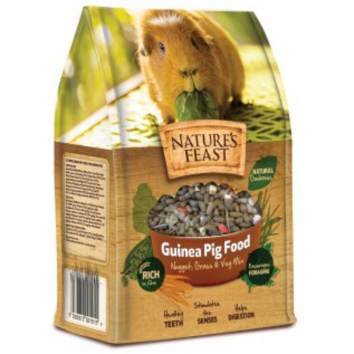 Natures Feast Nugget, Grass & Veg Mix Guinea Pig Food