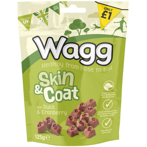 Wagg Skin & Coat Duck & Cranberry Dog Treats
