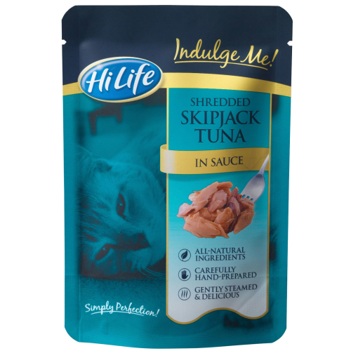 HiLife Indulge Me! Pouch Shredded Tuna in Sauce Adult Cat Food