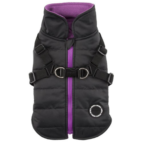 Puppia Mountaineer Dog Harness Coat Black