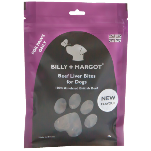 Billy & Margot Beef Liver Bites Dog Treats