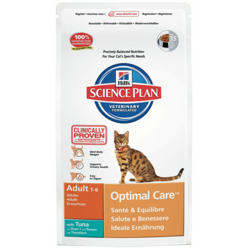 Hills Science Plan Feline Adult Optimal Care Tuna