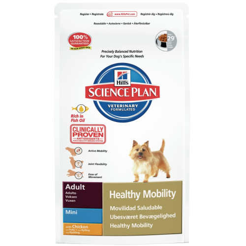 Hills Science Plan Canine Adult Healthy Mobility Mini Chicken