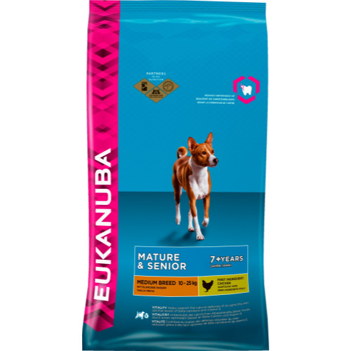Eukanuba Chicken Medium Breed Mature & Senior Dog Food