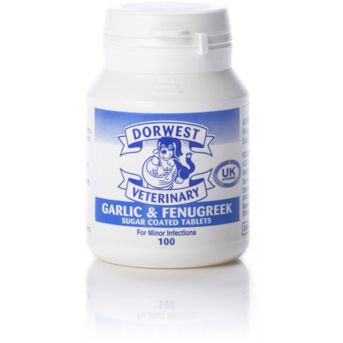 Dorwest Veterinary Garlic & Fenugreek Tablets