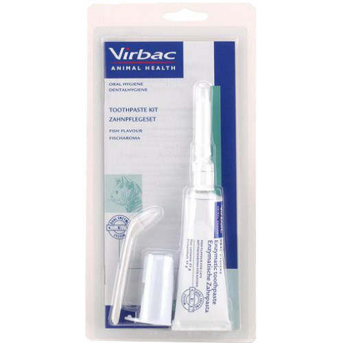 Virbac Enzymatic Toothpaste Kit for Cats