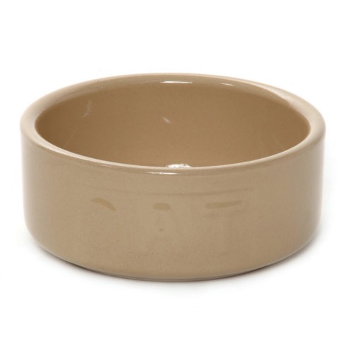 Mason Cash All Cane Lettered Ceramic Cat Bowl