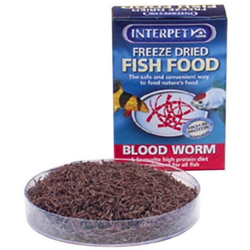 Interpet Blood Red Worm Fish Food