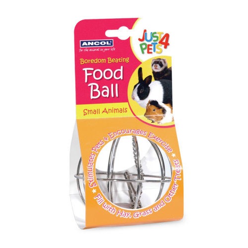 Ancol Just 4 Pets Hay Food Ball for Rabbits & Guinea Pigs