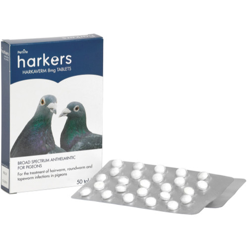 Petlife Harkers Harkaverm Tablets 50 x 8mg