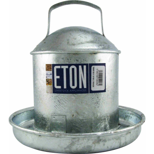 Tusk Eton Galvanised Traditional Poultry Drinker